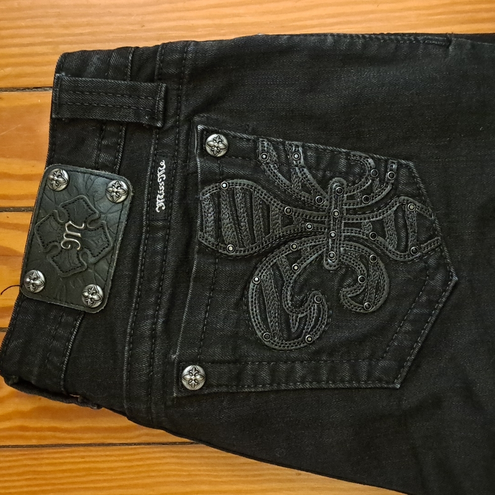 Miss Me Black Skinny Jeans sz 30